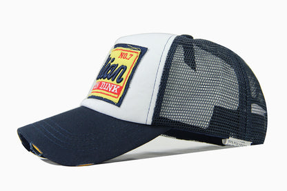 Skeleton Dink Summer Breathable Mesh Baseball Cap For Men Women Stylish Letter Embroidery Snapback  3