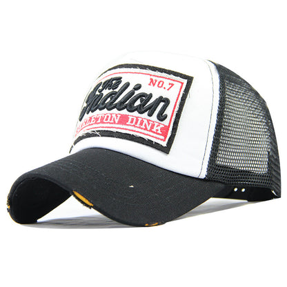 Skeleton Dink Summer Breathable Mesh Baseball Cap For Men Women Stylish Letter Embroidery Snapback  6