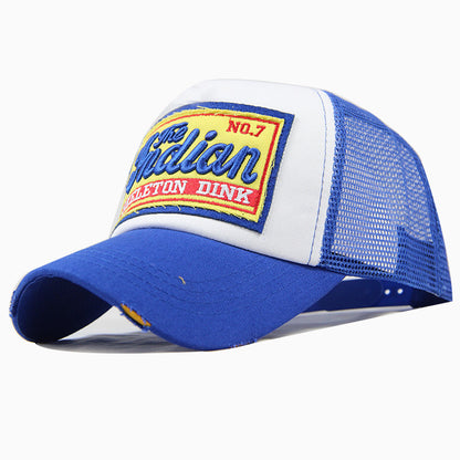 Skeleton Dink Summer Breathable Mesh Baseball Cap For Men Women Stylish Letter Embroidery Snapback  7