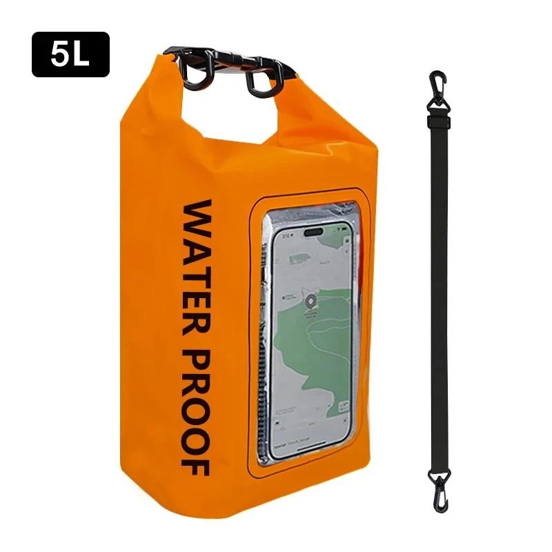 Touch Screen Transparent Dry Bag Backpack 2L And 5L 18
