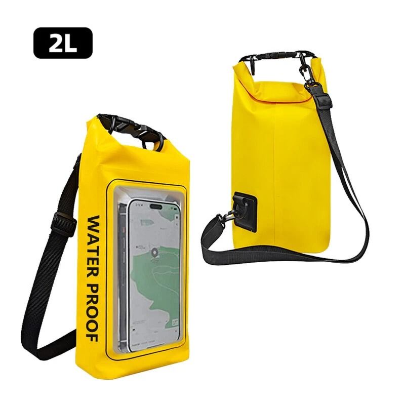 Touch Screen Transparent Dry Bag Backpack 2L And 5L 7