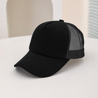 Summer Outdoor Travel Breathable Mesh Baseball Cap, European and American Cross Border Casual Sponge Top Hat