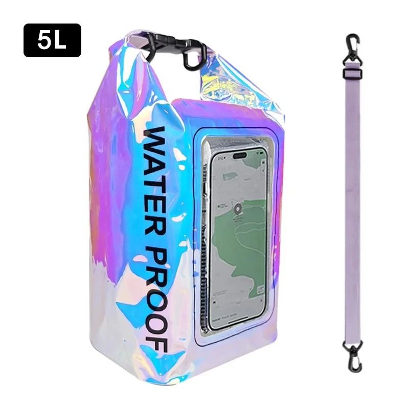 Touch Screen Transparent Dry Bag Backpack 2L And 5L 20