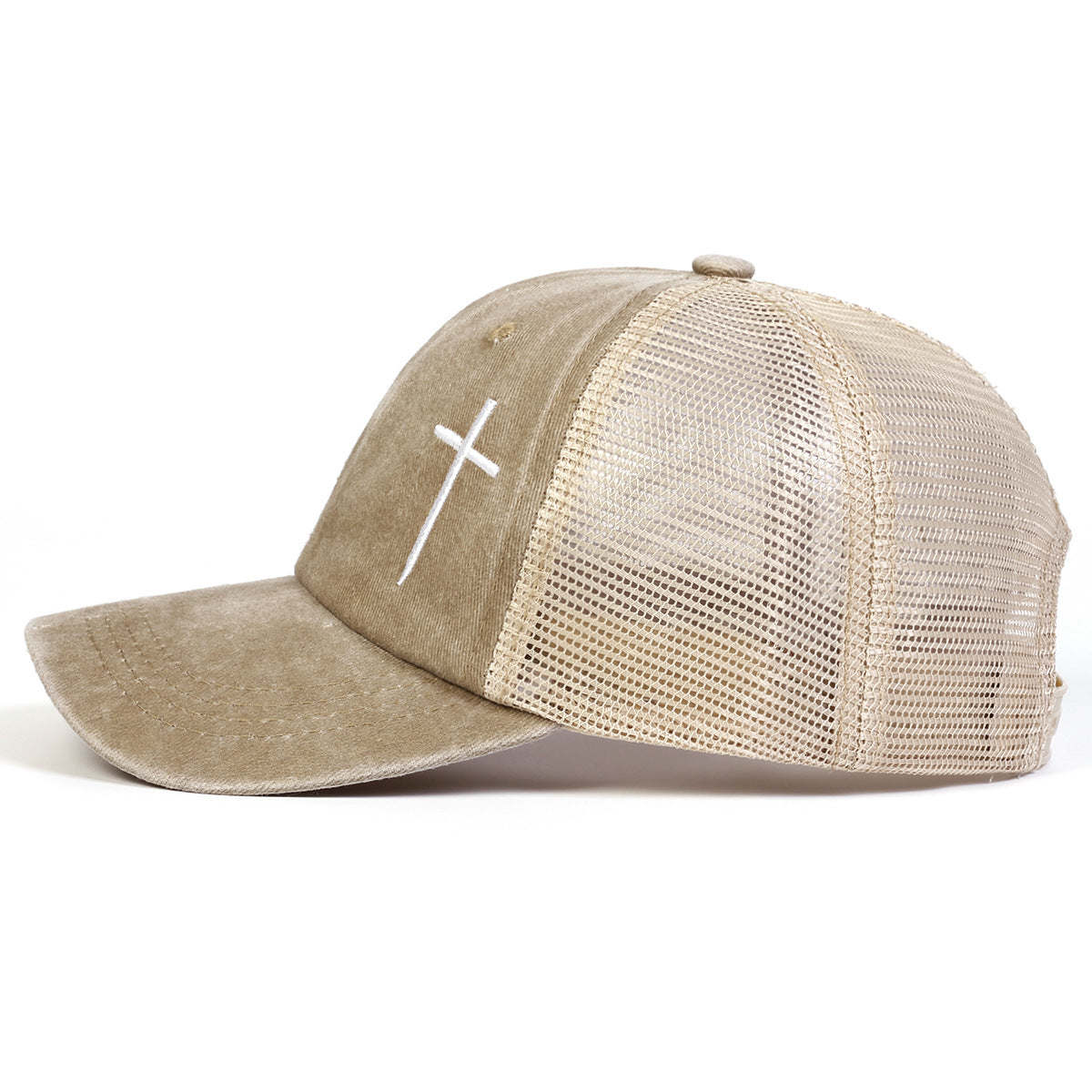 Fashion Faith Embroidery Baseball Cap, Cotton Snapback Hat Unisex, Men Women Hip Hop Trucker Caps for Spring Summer
