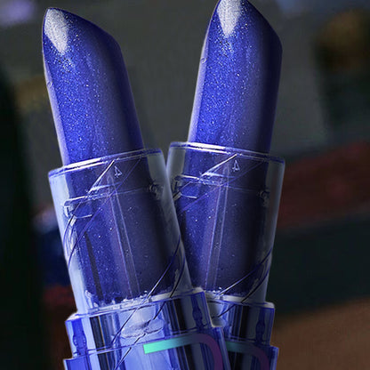 Blue Rose Lipstick Temperature Color Changing, Moisturizing Female Lip Tint, Glossy Makeup Products, Sexy Shiny Lipstick
