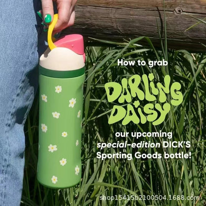 Double Wall Vacuum Fruit Infuser Water Bottle 24oz 32oz Leakproof Insulated Tumbler With Straw 2