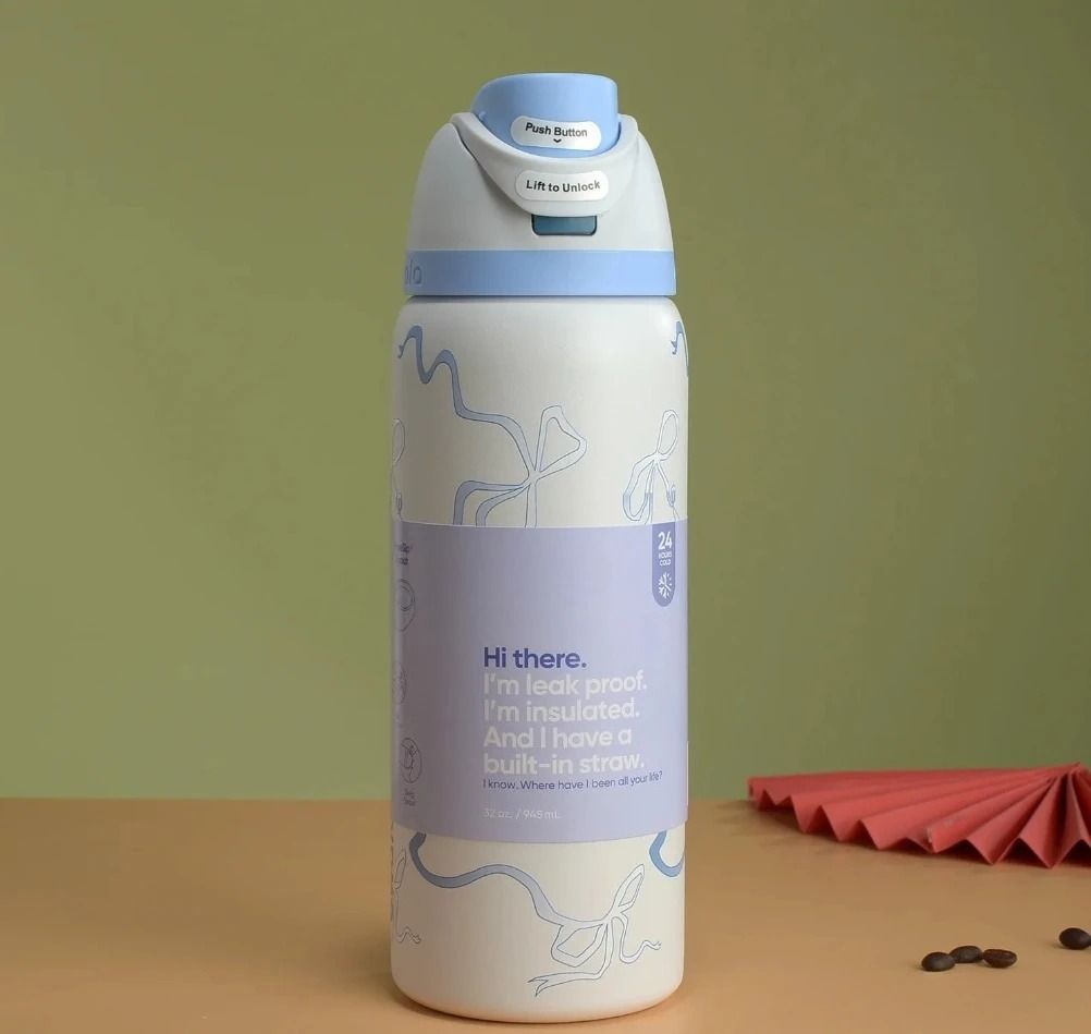 Double Wall Vacuum Fruit Infuser Water Bottle 24oz 32oz Leakproof Insulated Tumbler With Straw 22