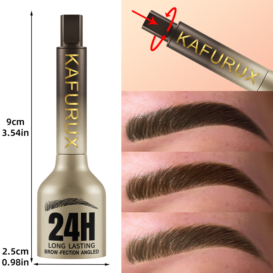 3D Dye Eyebrow Pencil Waterproof Long Lasting Anti Smudge Hairling Enhancers Cream Black Brown Larg 2