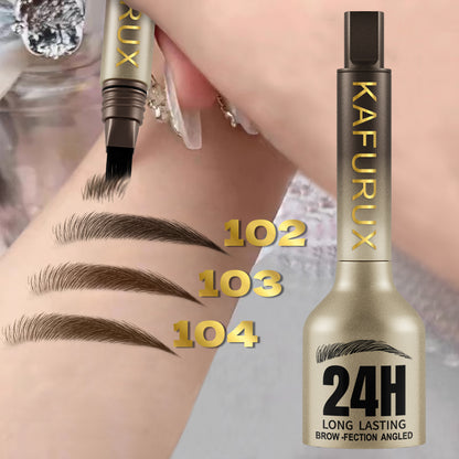 3D Dye Eyebrow Pencil Waterproof Long Lasting Anti Smudge Hairling Enhancers Cream Black Brown Larg 4