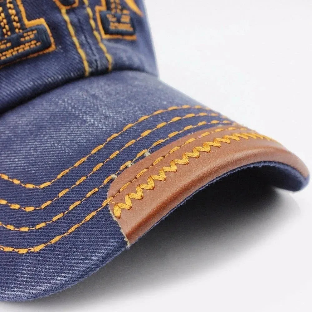 High Quality Baseball Hat Letter M Embroidery Cotton Cap for Men Women, Snapback Gorras, Outdoor Sport Sun Hat