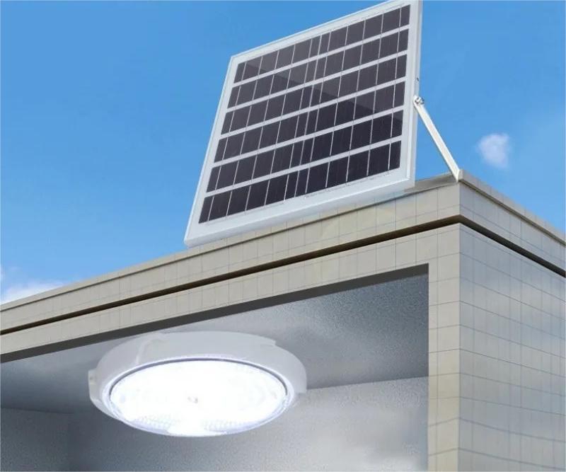 Solar Powered Ceiling Light With Remote Control For Indoor Outdoor Use 3