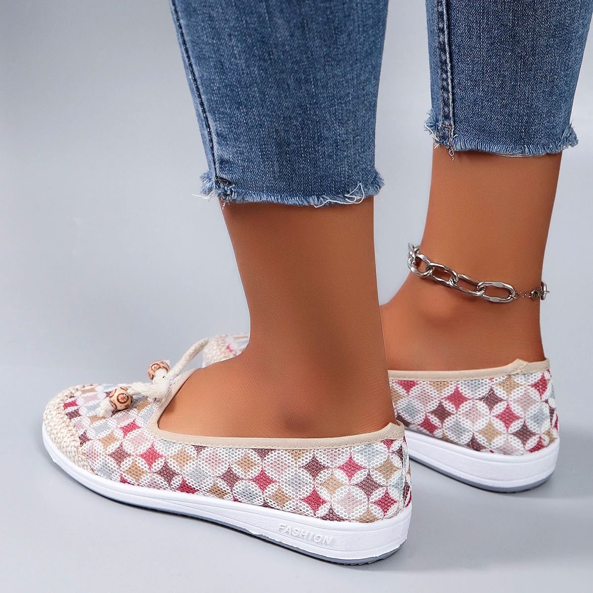 Women Summer Breathable Mesh Flat Casual Sneakers 2