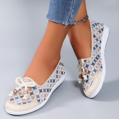 Women Summer Breathable Mesh Flat Casual Sneakers 3