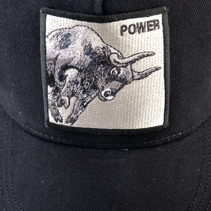 K Baseball Caps Men Snapback Hip Hop Trucker Cap Bull Patch Embroidery Four Seasons Breathable Mesh