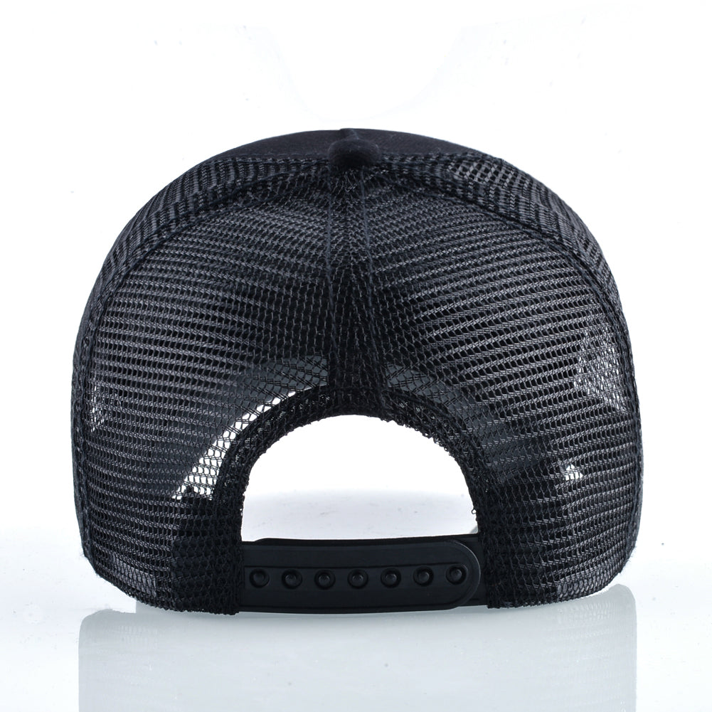 K Baseball Caps Men Snapback Hip Hop Trucker Cap Bull Patch Embroidery Four Seasons Breathable Mesh