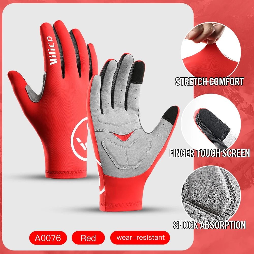 Touch Screen Microfiber Cycling Gloves For Grip And Comfort 8