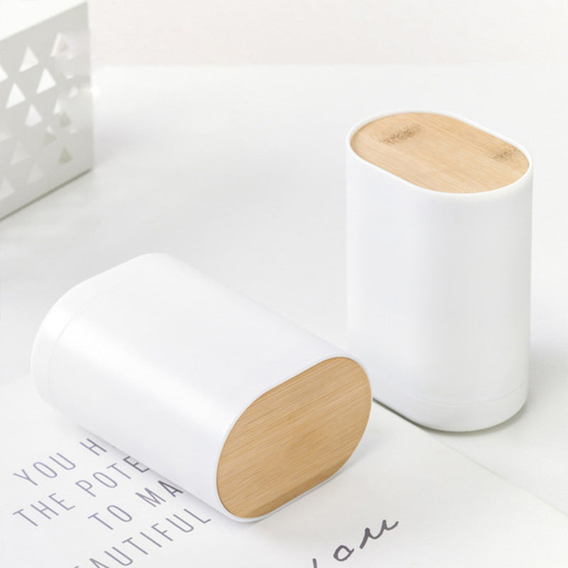 Automatic Pops Up Toothpick Box, Cotton Bud & Swabs Storage Case Organizer Toothpick Holder Dispenser Container for Home