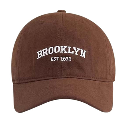 Fashion Breathable Men Baseball Hat Anti-UV Lightweight Peaked Cap, Soft Polyester Sunshade Hat with Embroidered Letter