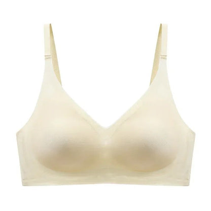 Light Ice Silk Seamless Support Bra Comfortable Breathable NonMarking Design 7
