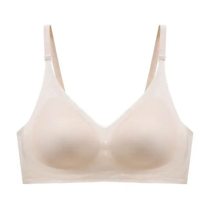 Light Ice Silk Seamless Support Bra Comfortable Breathable NonMarking Design 8