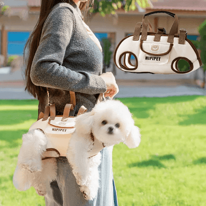 Convertible Breathable Hands Free Pet Carrier Sling Bag For Hiking And Daily Use 4