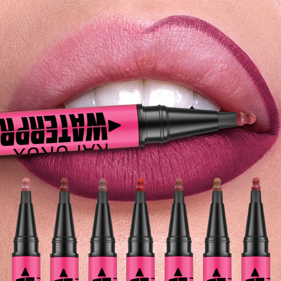 Liquid Matte Lipliner Pencil, Waterproof Plumping Stain Lipstick, Natural Lip Liner Outline, Lips Contour Makeup