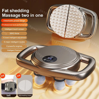 Electric Muscle Massager Gun With 6 Heads For Full Body Pain Relief And Fatigue Recovery 10
