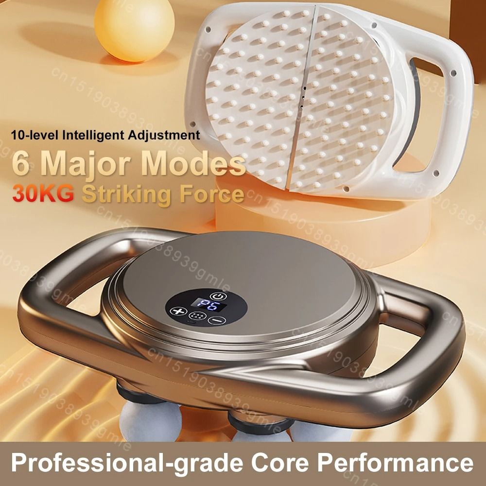 Electric Muscle Massager Gun With 6 Heads For Full Body Pain Relief And Fatigue Recovery 2