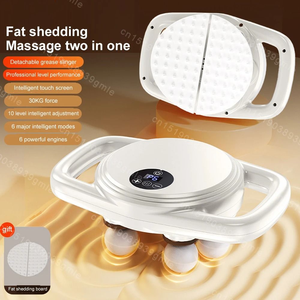 Electric Muscle Massager Gun With 6 Heads For Full Body Pain Relief And Fatigue Recovery 7