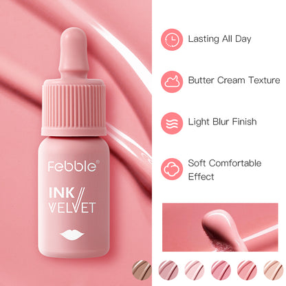 Color Matte Lip Gloss, Nude Velvet Liquid Lipstick, Multifunctional Long-lasting Lip Cosmetics, Autumn Winter Makeup