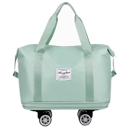 Universal Wheel Expandable Travel Bag With Large Capacity And DryWet Separation 12