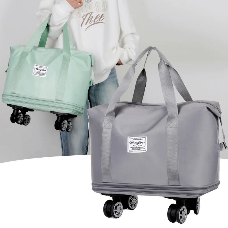 Universal Wheel Expandable Travel Bag With Large Capacity And DryWet Separation 3