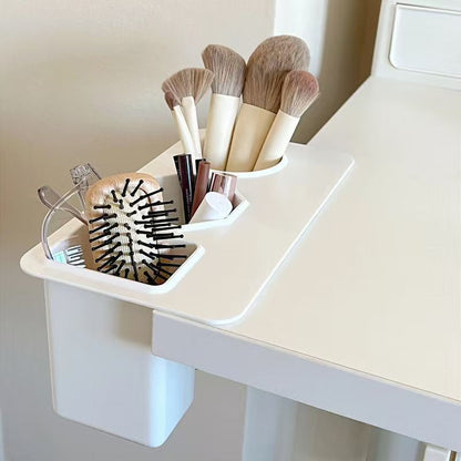 Simple and Multifunctional Table side Adhesive Makeup Brush Storage Tube Student Stationery, Pen Holder.