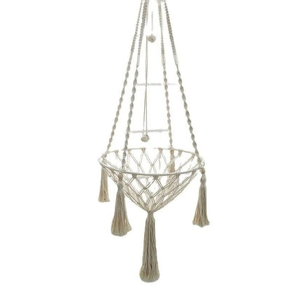 Hand Woven Cat Hammock With Cushion Indoor Hanging Swing Bed 6