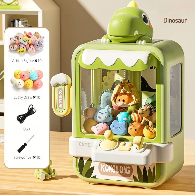 Dinosaur Claw Machine Toy With Music And Adjustable Arm 8