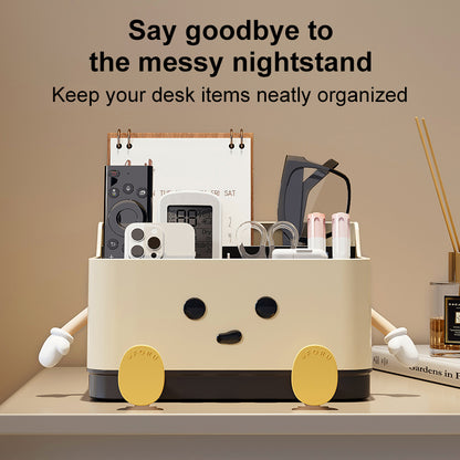 UFORU Desktop Storage Box, Remote Control, Debris Organizer for Office, Dormitory, and Stationery Compartment