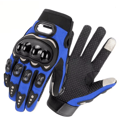 Breathable Mesh Full Finger Motorcycle Gloves With Touchscreen And Knuckle Protection 5