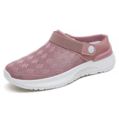 Womens Summer Mesh Slip On Slippers Casual Breathable Shoes 10