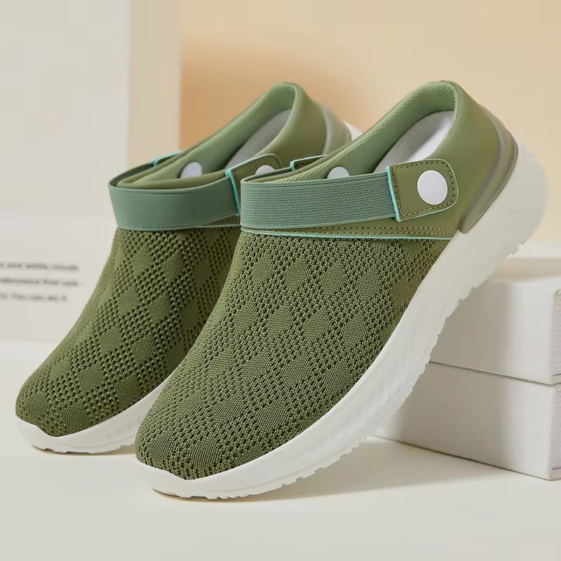 Womens Summer Mesh Slip On Slippers Casual Breathable Shoes 3