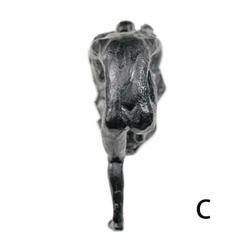 Rock Climbing Man Resin Wall Sculpture  3D Retro Hanging Decor For Home And Office 8