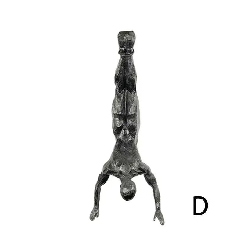 Rock Climbing Man Resin Wall Sculpture  3D Retro Hanging Decor For Home And Office 9