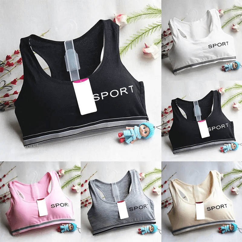 Supportive Push-Up Yoga Sports Bra for Running and Fitness