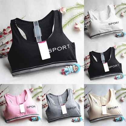Supportive Push-Up Yoga Sports Bra for Running and Fitness