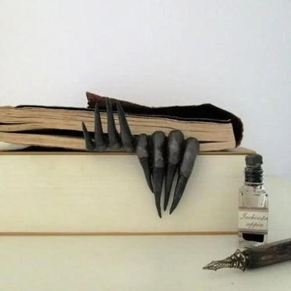 Devils Hand Resin Halloween Bookmark Horror 3D Book Ornament 1