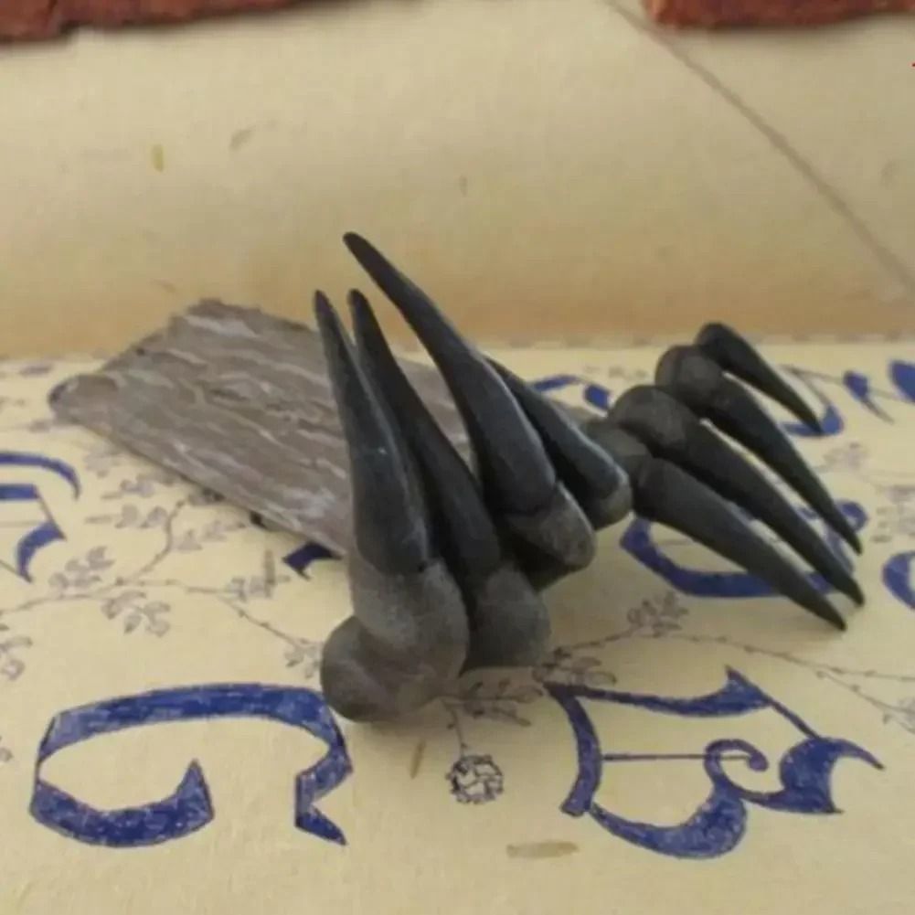 Devils Hand Resin Halloween Bookmark Horror 3D Book Ornament 2