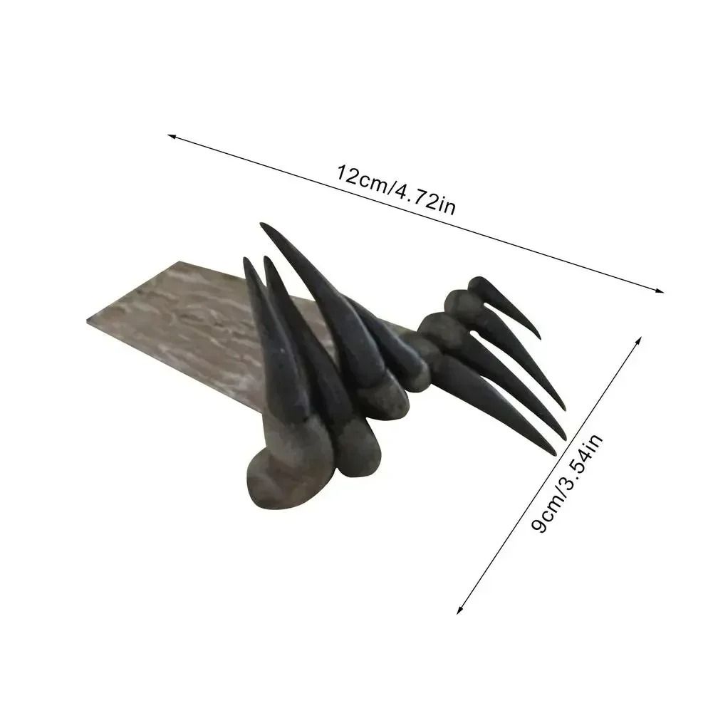 Devils Hand Resin Halloween Bookmark Horror 3D Book Ornament 5