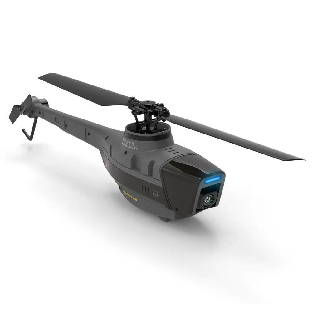 Four Way Single Paddle Mini Helicopter Drone With Remote Control And AntiDrop Design 4