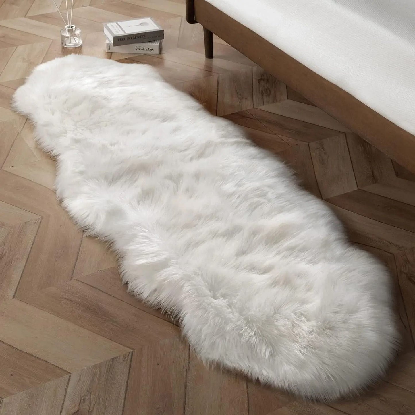Faux Sheepskin Fur Soft Carpet Washable Fluffy Rug For Floor Or Furniture 1