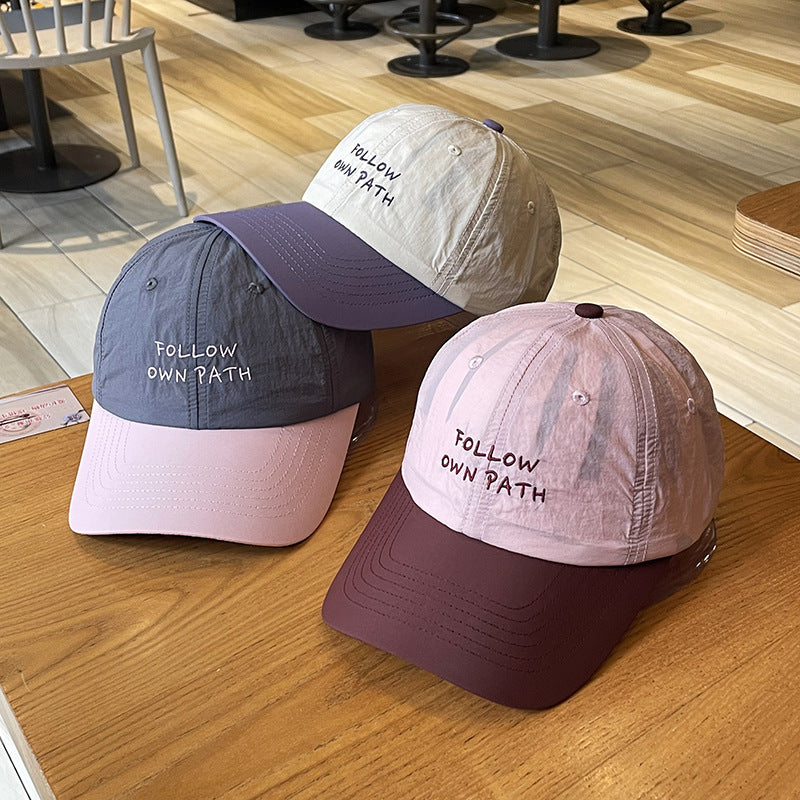 Outdoor Quick Dry Lightweight Baseball Cap, Sun Protection Unisex Summer Hat, Hiking Running Casual Breathable