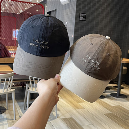 Outdoor Quick Dry Lightweight Baseball Cap, Sun Protection Unisex Summer Hat, Hiking Running Casual Breathable